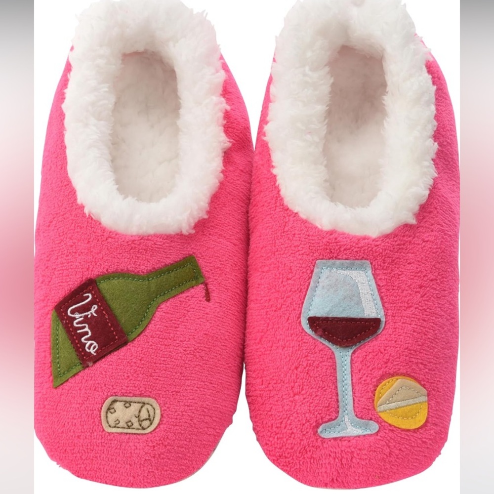 SNOOZIES Pairable Slipper Socks - Non-Slip Fuzzy Slipper Socks Medium
